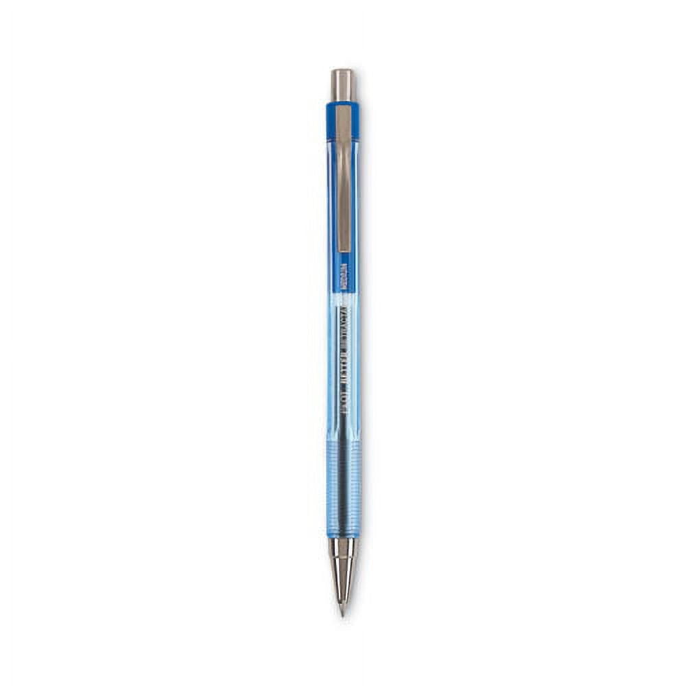 Better Ballpoint Pen, Retractable, Medium 1 Mm, Blue Ink, Translucent ...