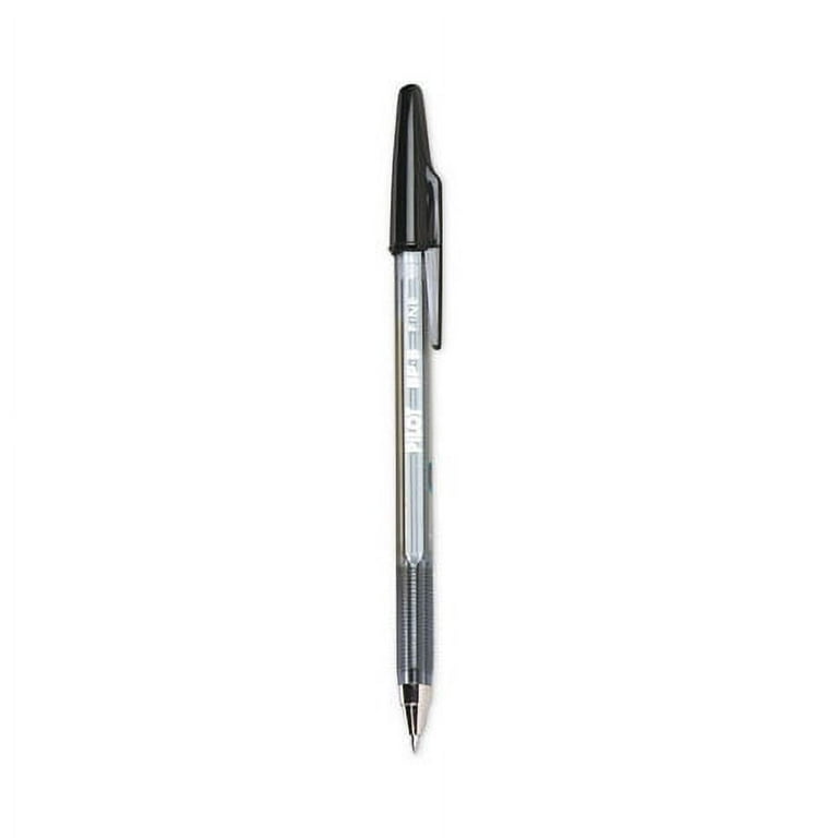 Better Ballpoint Pen, Stick, Fine 0.7 mm, Black Ink, Smoke Barrel, Dozen Better Ballpoint Pen, Stick, Fine 0.7 mm, Black Ink, Smoke Barrel, Dozen