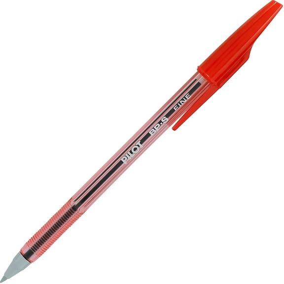 Better Ballpoint Pen, Stick, Fine 0.7 Mm, Red Ink, Translucent Red Barrel, Dozen | Bundle of 5 Dozen