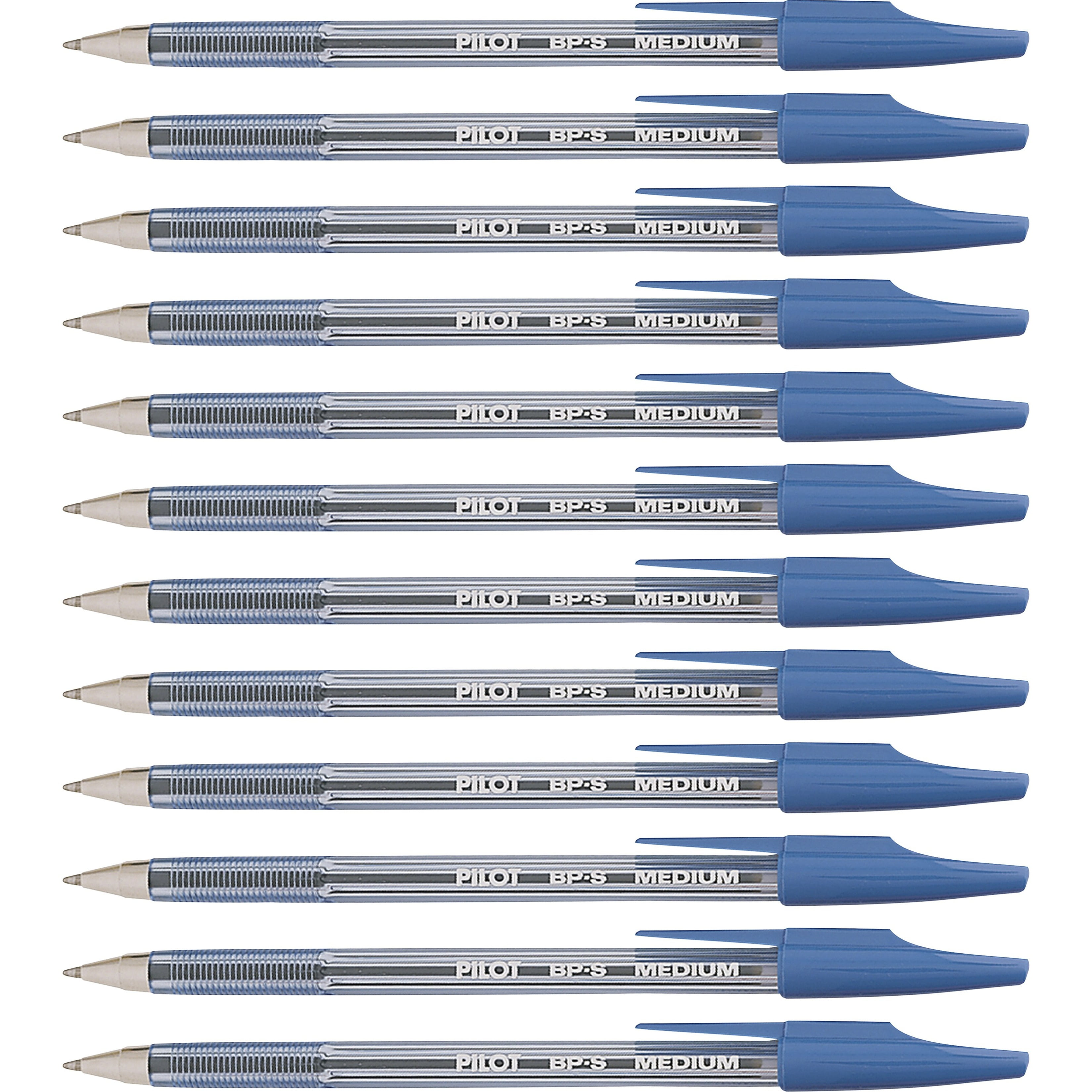 Better Ballpoint Pen, Stick, Medium 1 Mm, Blue Ink, Translucent Blue ...