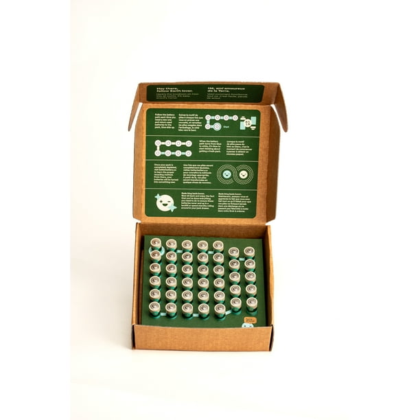 Better Battery Co. 40 AA Kit Zero Waste, High Performance AA battery