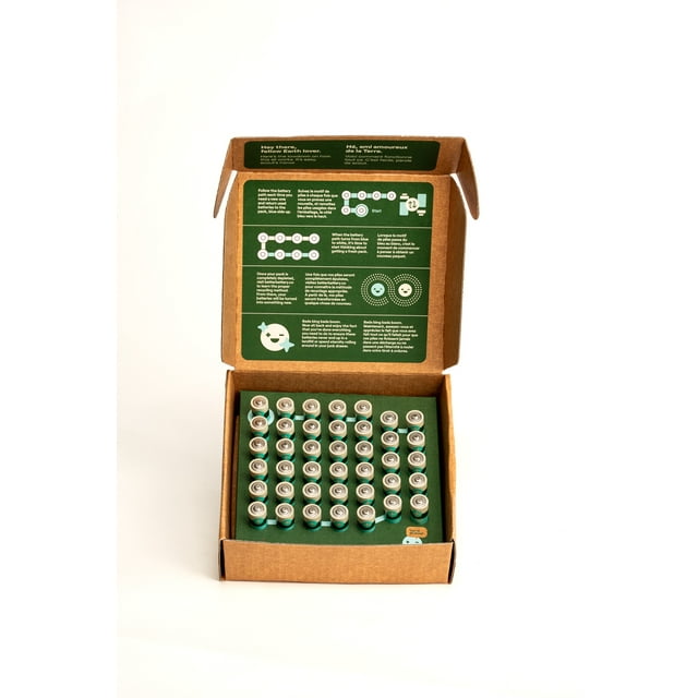 Better Battery Co. 40 AA Kit Zero Waste, High Performance AA battery