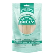 Better Belly Fresh Breath Dental Large Rolls, Dry Dog Chews, 4 Count