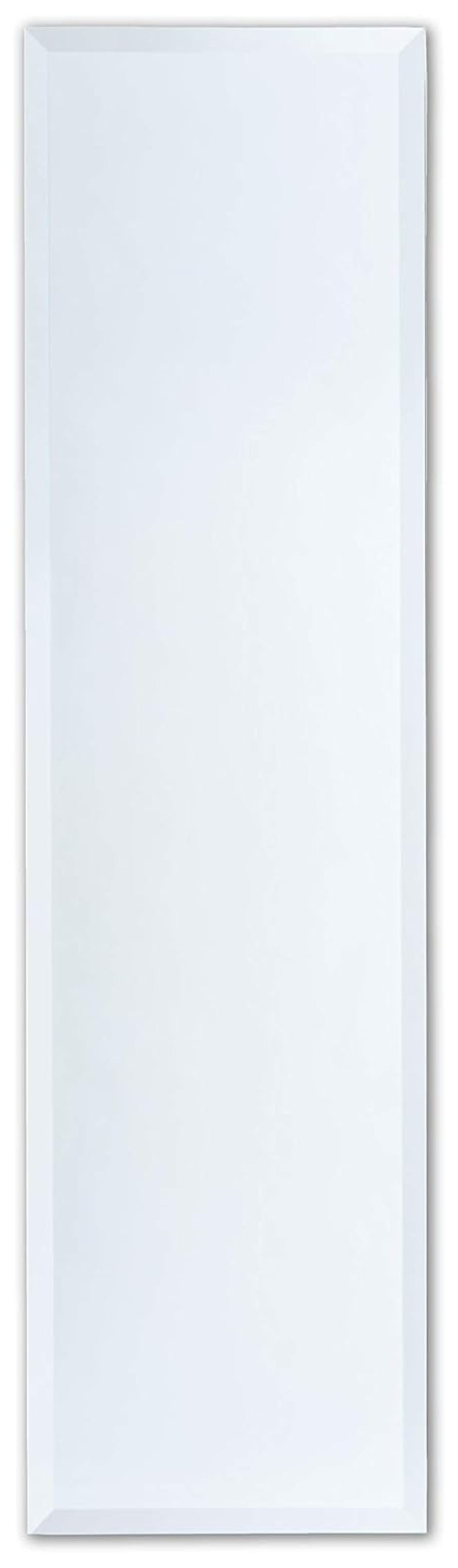 Better Bevel 12" x 48" Frameless FullLength Rectangle Mirror 1" Beveled Edge Wall Mirror