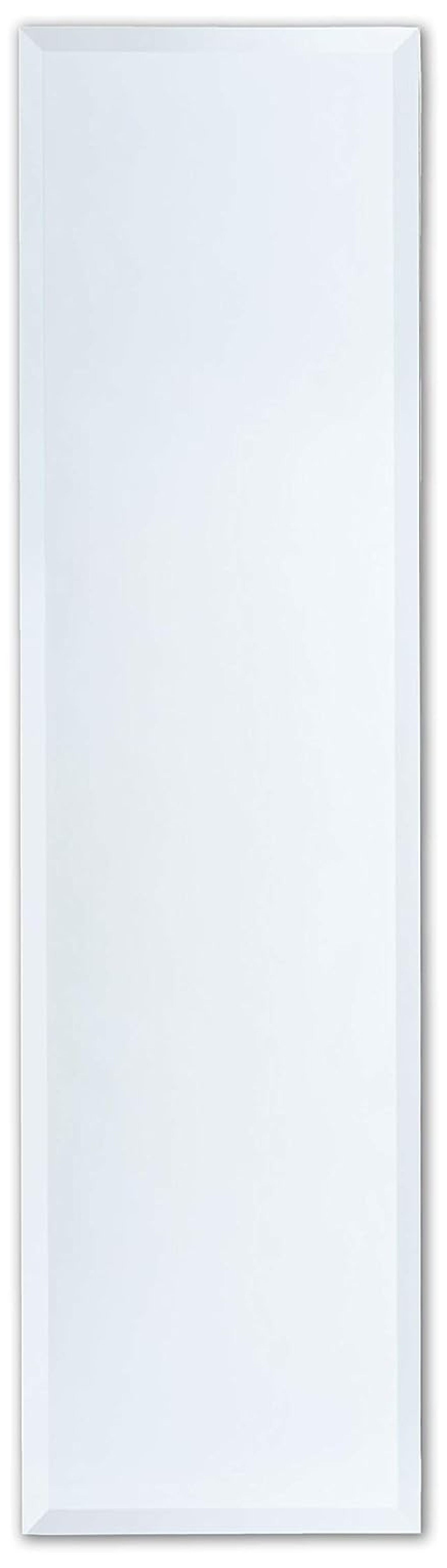 Better Bevel 12" x " Frameless FullLength Rectangle Mirror 1" Beveled Edge Wall Mirror