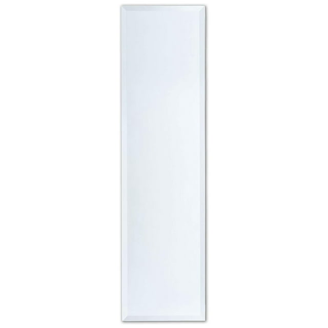 Better Bevel 12" x " Frameless FullLength Rectangle Mirror 1" Beveled Edge Wall Mirror