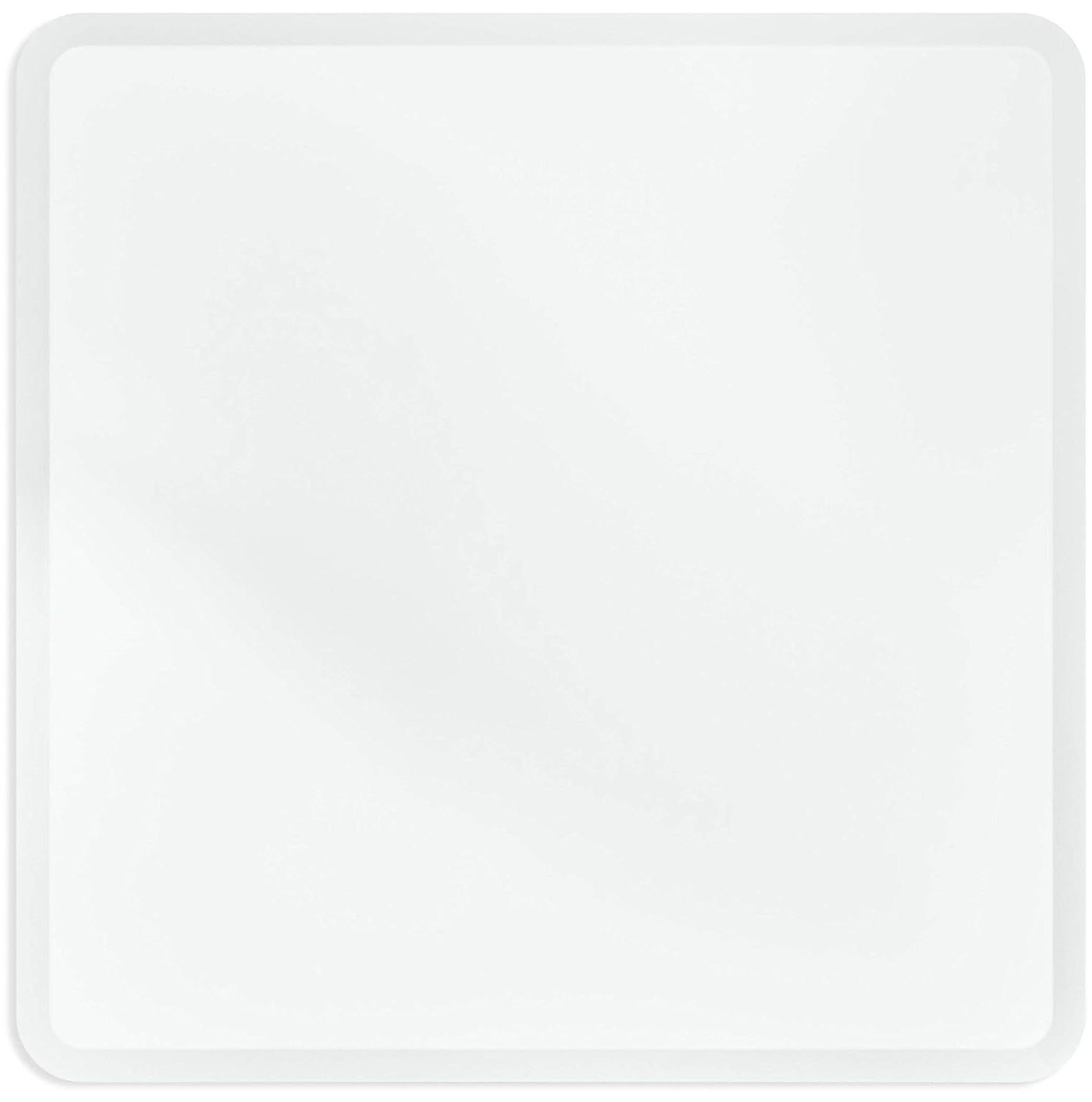 Better Bevel 30" x 30" Frameless Rounded Corner Square Mirror 1" Beveled Edge Bathroom Wall