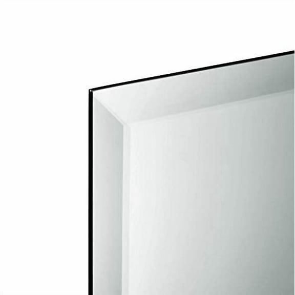 Better Bevel 30" x 40" Frameless Rectangle Mirror | 1" Beveled Edge | Copper-Free | Bathroom Wall Mirror
