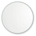 thumbnail image 1 of Better Bevel 36” x 36” Grey Rubber Framed Mirror | Round Bathroom Wall Mirror, 1 of 9