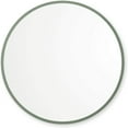 thumbnail image 1 of Better Bevel 36” x 36” Sage Green Rubber Framed Mirror | Round Bathroom Wall Mirror, 1 of 11