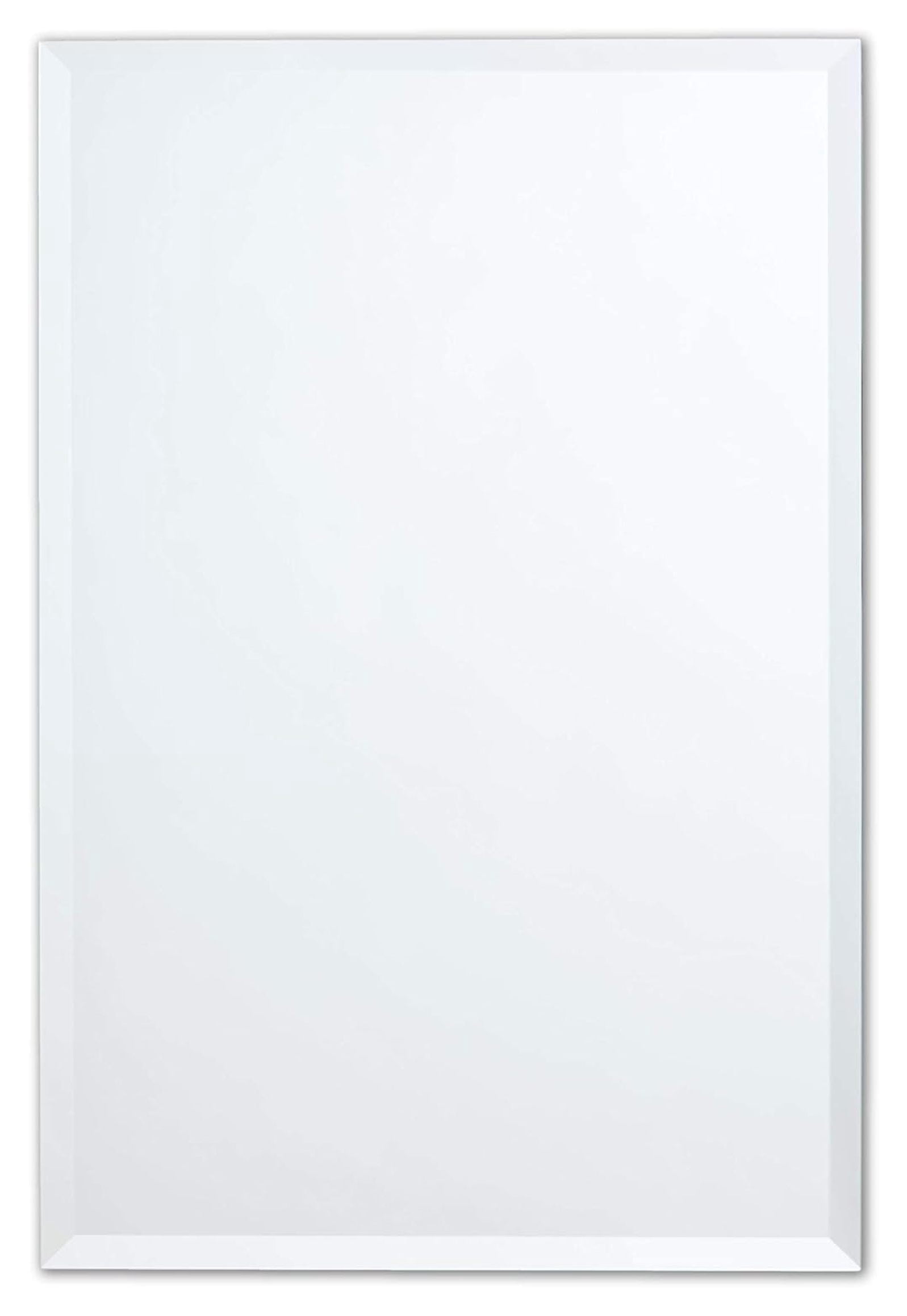 Better Bevel Frameless Rectangle Mirror, 20