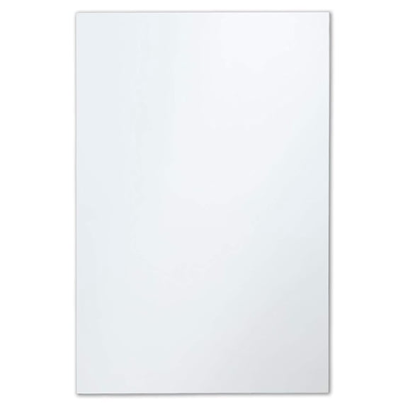 Better Bevel Frameless Rectangle Mirror, 24" x 36" Bathroom Wall Mirror w/Pencil Polished Edge