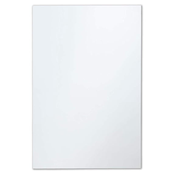 Better Bevel Frameless Rectangle Mirror, 30" x 36" Bathroom Wall Mirror w/Pencil Polished Edge