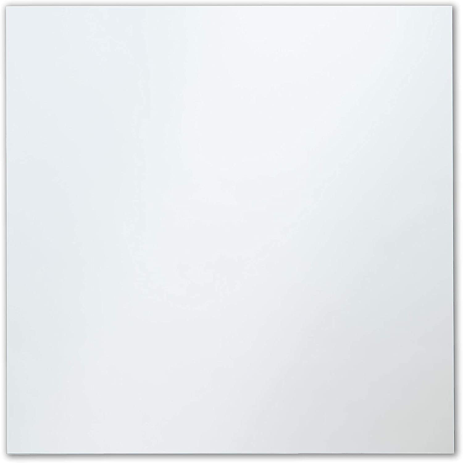 Better Bevel Frameless Square Mirror, 30" x 30" Bathroom Wall Mirror w ...