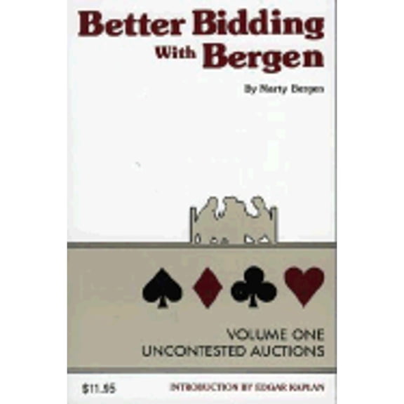 Pre-Owned Better Bidding With Bergen Vol I, Uncontested Auctions (Paperback) 0910791368 9780910791366