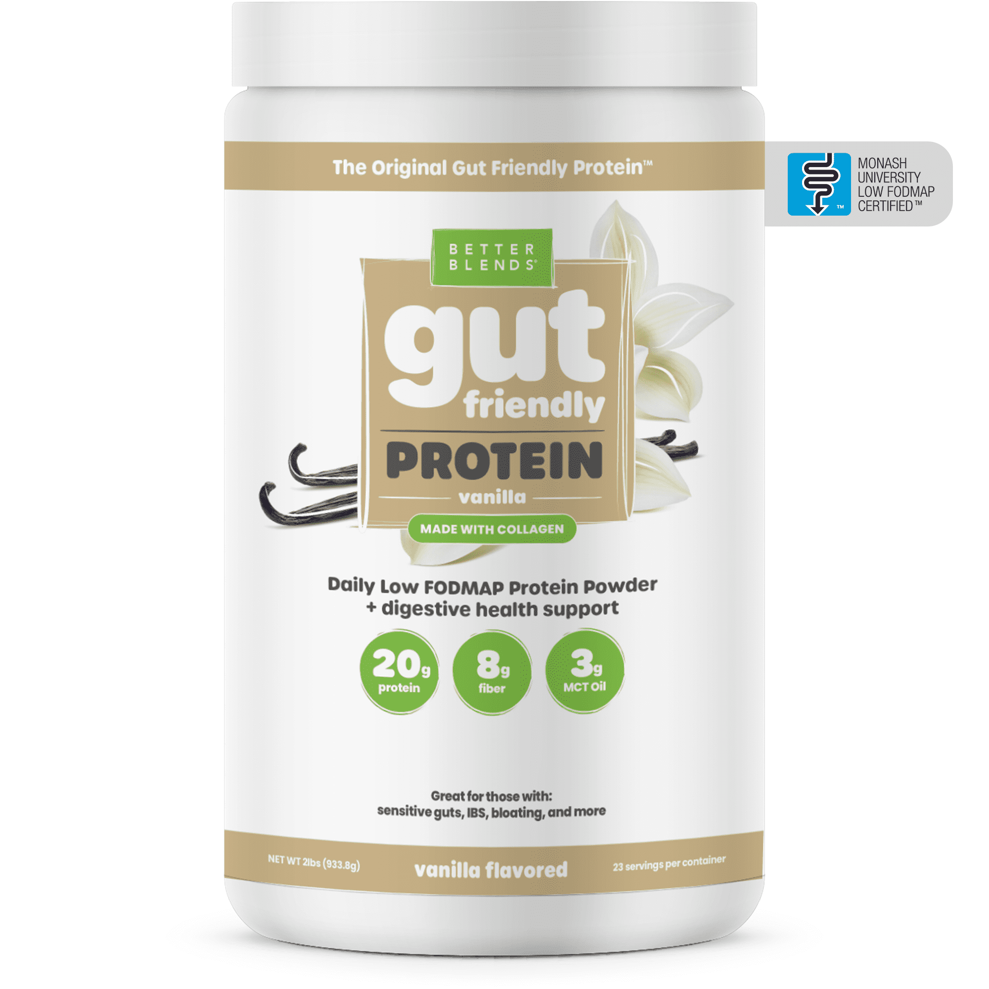 Better Blends Collagen Gut Friendly Low FODMAP Nutritional Protein