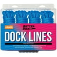 thumbnail image 1 of Better Boat 3/8" x 15' Double-Braid Dock Lines & Rope, Blue, 4 Count, 1 of 7