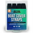 thumbnail image 1 of Better Boat Black Adjustable Nylon Boat Cover Straps 8 Pack, 1 of 6