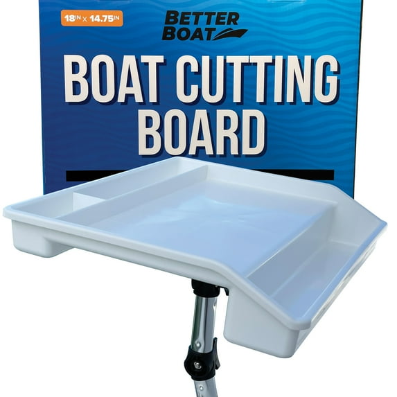 Better Boat Cutting Board Rod Holder Bait Station and Filet Table for Boat