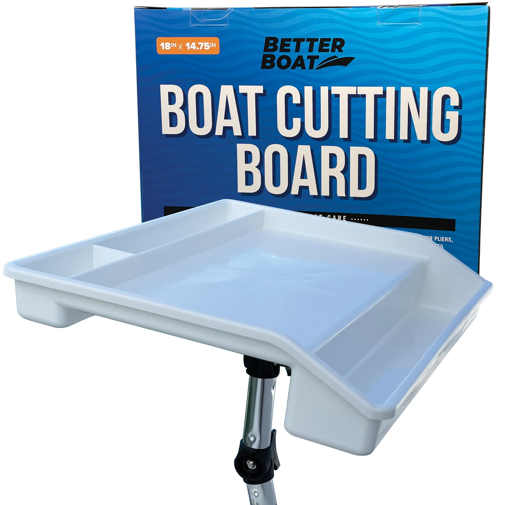 Boat Accessories Marine Fishing Fillet Table Bait Cutting Board Single Rod  Holder Mounting Bracket