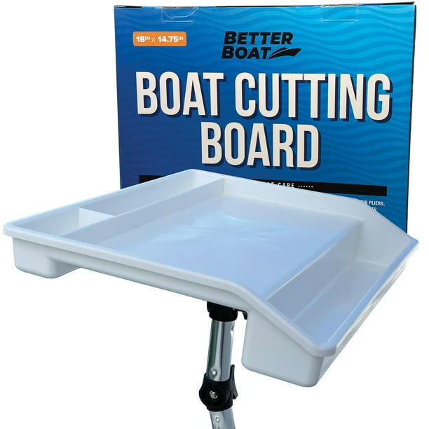 Better Boat Cutting Board Rod Holder Bait Station and Filet Table for