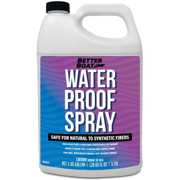 Better Boat Water-Based Fabric Waterproofing Spray, 1 Gallon Jug