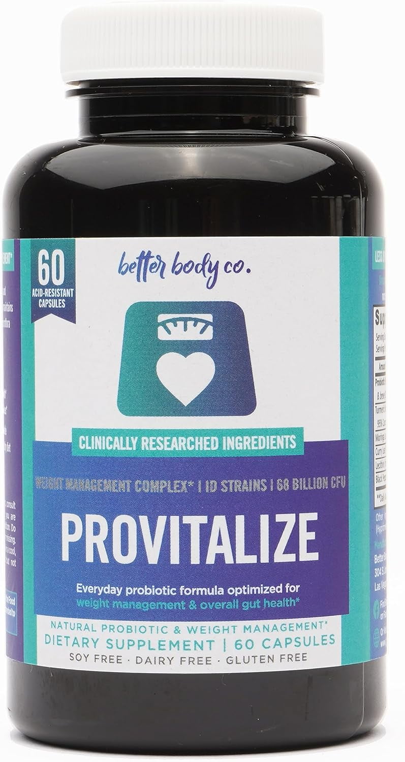 Better Body Co. Original Provitalize Natural Menopause Probiotics for