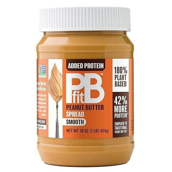 Better Body Foods Non-GMO PB Fit Peanut Butter Protein Spread - Smooth - 16 oz Pack of 3
