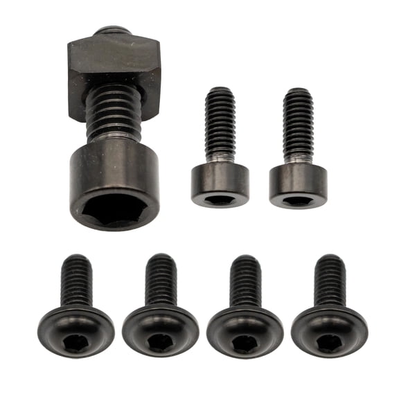 Better Bolts Fox 36 Fork Ti Bolt Kit, 2026+ Grip, Black, 8/Count