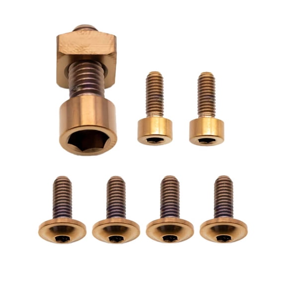 Better Bolts Fox 36 Fork Ti Bolt Kit, 2026+ Grip, Copper, 8/Count