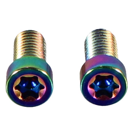 Better Bolts SRAM Matchmaker AXS Ti Mount Bolts, Rainbow, 2/Count