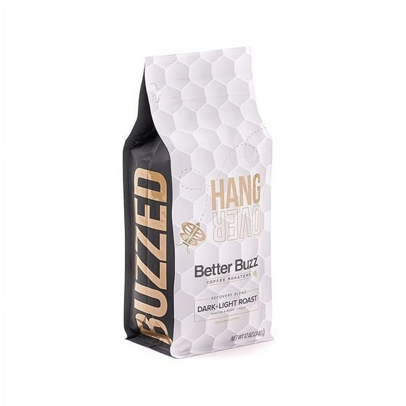 Better Buzz Hangover Blend Dark Roast Light Roast Whole Bean Coffee 12oz.