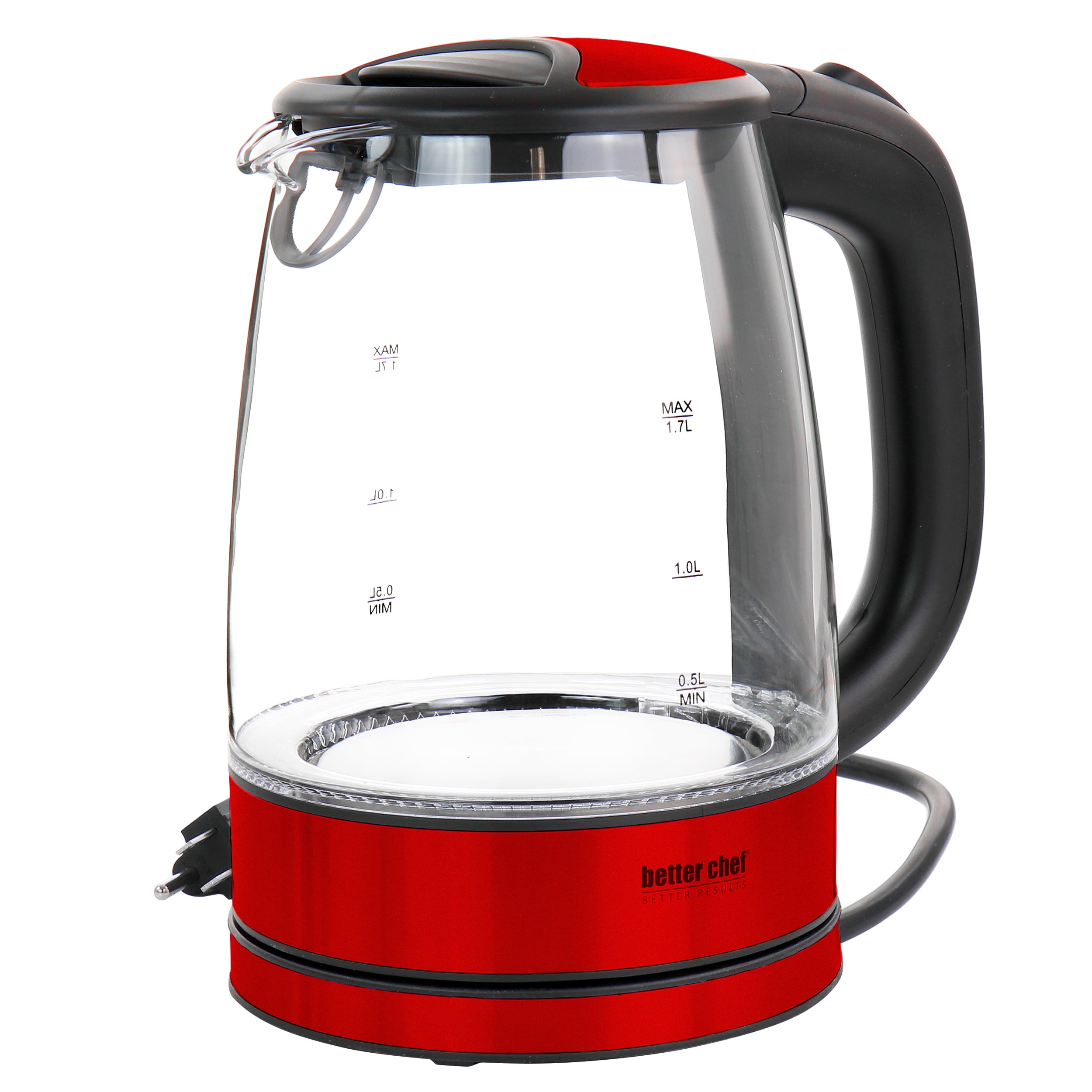 (未使用･未開封品)BD Electric Kettle SS Red Secura Stainless Steel Double Wall Electric Kettle Water