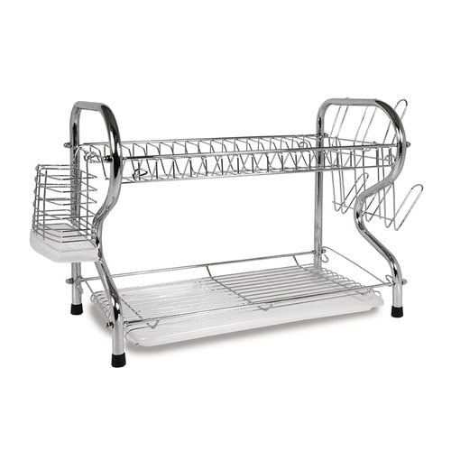 Better Chef 4-Piece 18.5 in. Dish Drying Rack Set 98589242M - The