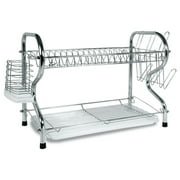 Better Chef 22 2-Level Chrome-Plated R-Shaped Dish Rack