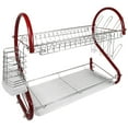 thumbnail image 1 of Better Chef 22 Inch Chrome Plated Dish Rack S-Shaped 2 Level DR-226B, 1 of 3