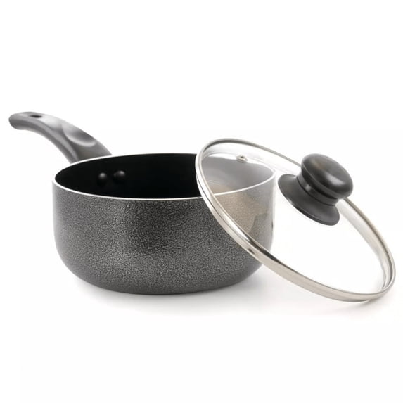Better Chef 2Qt Aluminum Saucepan Non-Stick with Glass Lid Model SP2