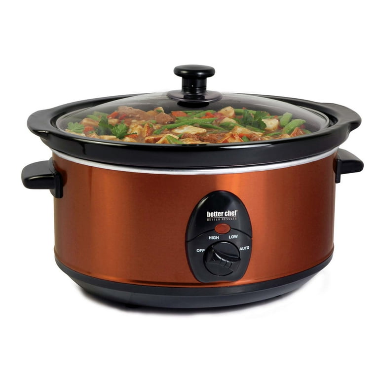 Better Chef 3.5-Liter Slow Cooker with Removable Stonewall