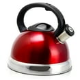thumbnail image 1 of Better Chef 3-Liter Whistling Tea Kettle in Red, 1 of 2