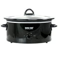 thumbnail image 1 of Better Chef 3 Quart Oval Slow Cooker with Removable Stoneware Crock in Black, 1 of 5
