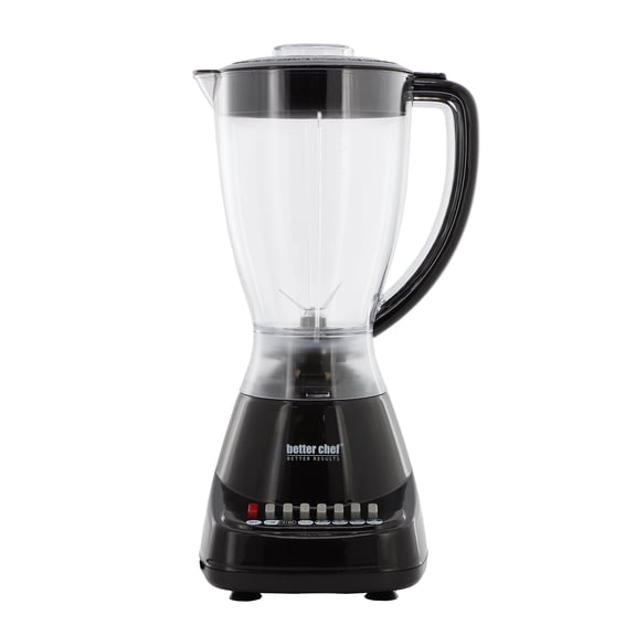 Better Chef 400-Watt 10-Speed Blender W/ BPA-Free Blending Jar in Black