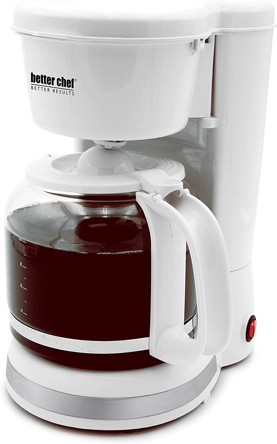 Better Chef Basic Coffee Maker 12Cup PauseNServe Brushed Metal