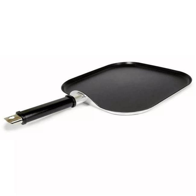 18 Inch Non-Stick Aluminum Griddle - Fits Double Burner Stove, With Grease Trough For Outdoor Cooking
