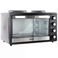 thumbnail image 1 of Better Chef Chef Central XL Toaster Oven and Broiler with Dual Solid Element Burners in Black, 1 of 5