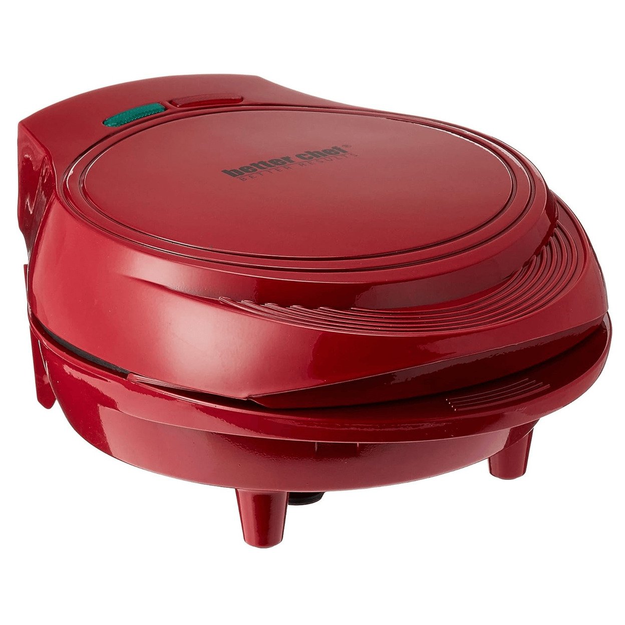 Better Chef Electric Double Omelet Maker Contact Grill in Red - image 1 of 3