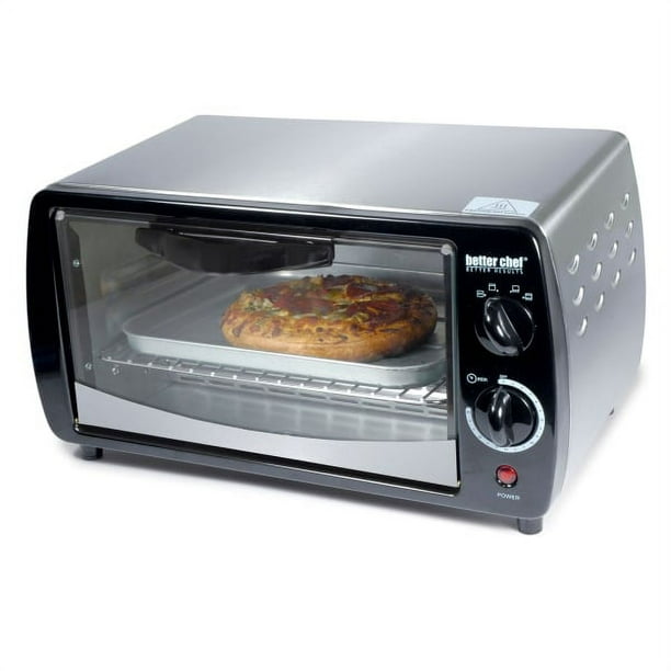 Better Chef Large Capacity 9liter Toaster Oven Silver