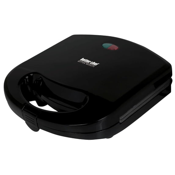 Better Chef Panini Contact Grill- Black With Stainless Steel