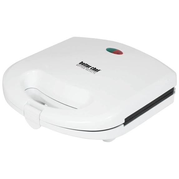 Better Chef Panini Contact Grill- White With Stainless Steel