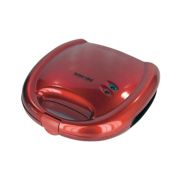 Better Chef Sandwich Grill, 2-1/2"H x 8"W x 8"D, Red