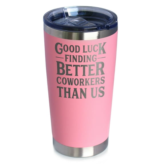 Bevvee Insulated Travel Tumbler 20 oz Better Coworkers Gifts for Coworkers Tumblers